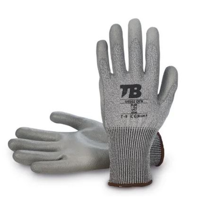 LUVA ANTI-CORTE FIBRA VIDRO/PU/ SUPORTE PEAD 401G2