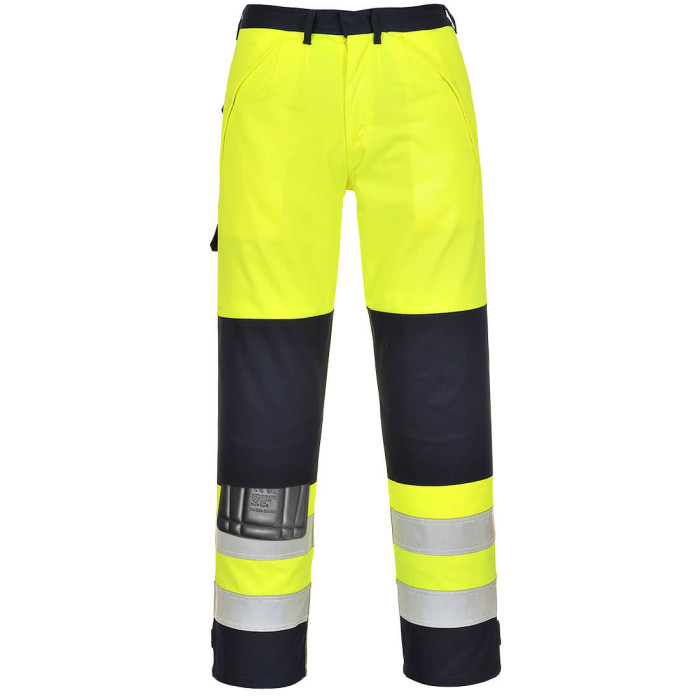 CALÇA BICOLOR DE ALTA-VISIBILIDADE MULTINORMA | PORTWEST