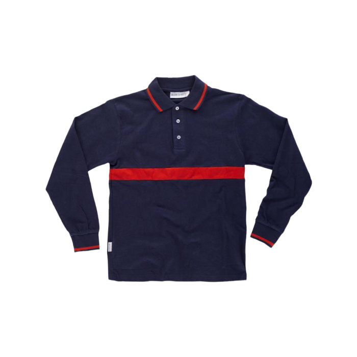 POLO COMBINADO C/ DESTAQUES GOLA, PEITO E MANGAS - M/L 100%A