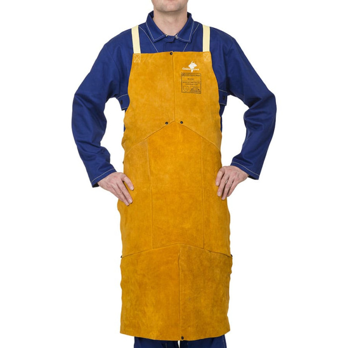 AVENTAL SOLDADURA CROUTE AMARELO 107*80CM