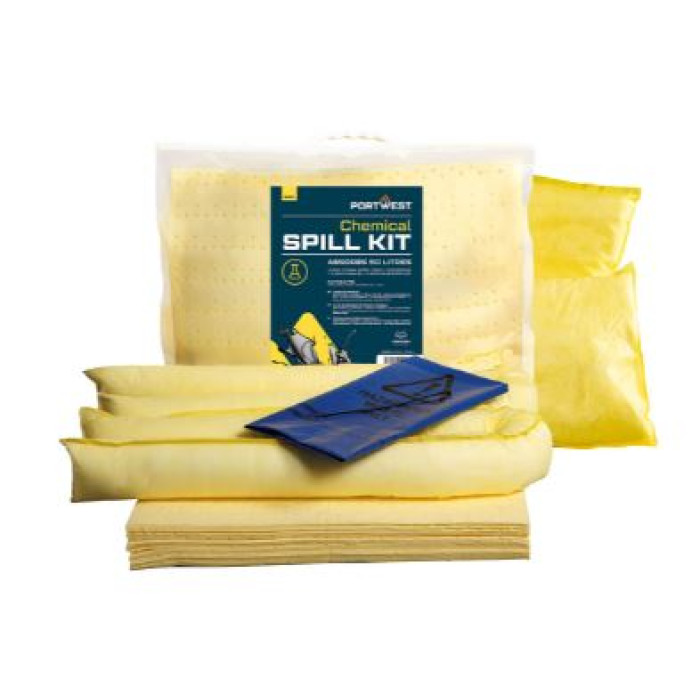 KIT PARA QUIMICOS 50L AMARELO SPILL KIT ( PK3)